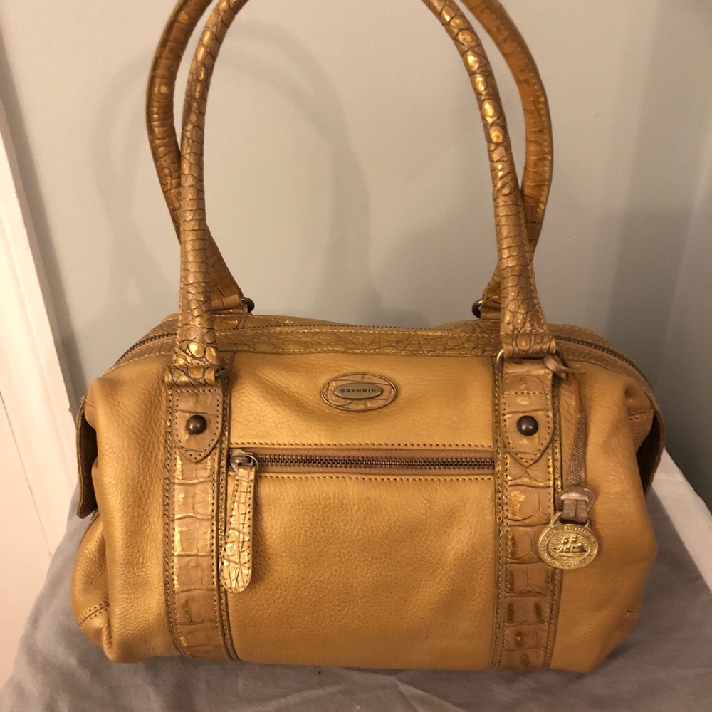 Brahmin leather handbag